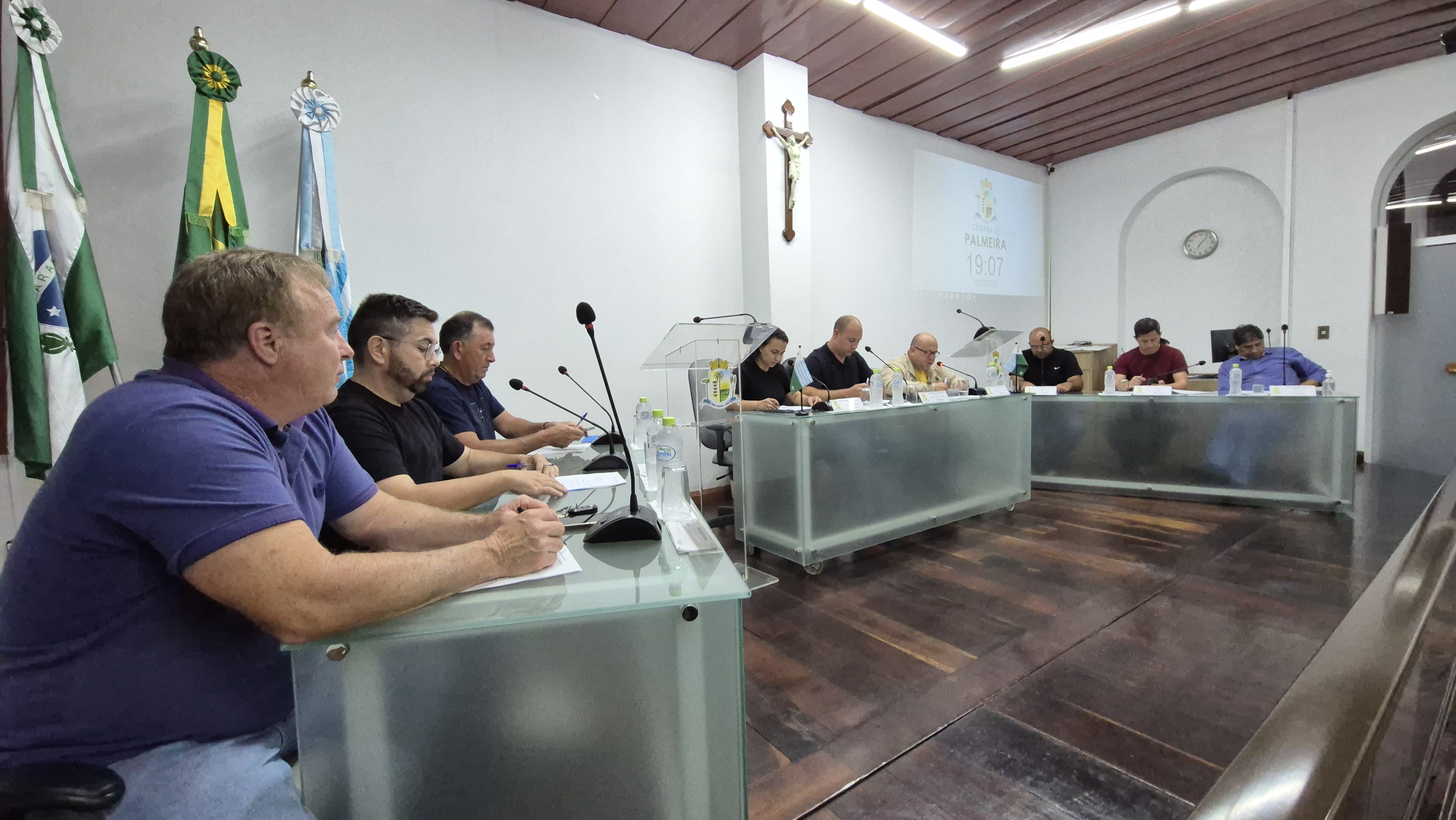 Câmara de Palmeira realiza 6ª sessão ordinária com aprovação de projetos e participação do novo delegado