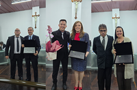 Em sessão solene vereadores entregam títulos de cidadania benemérita e honorária