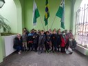 Alunos da Escola Municipal Professor Eurides Teixeira de Oliveira visitam a Câmara Municipal