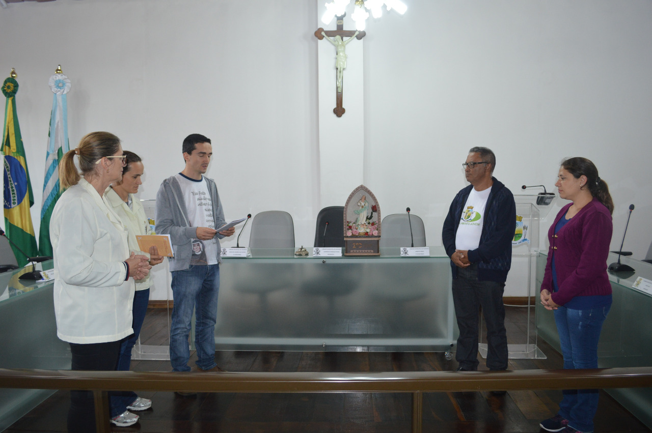 Câmara Municipal recebe visita da imagem peregrina