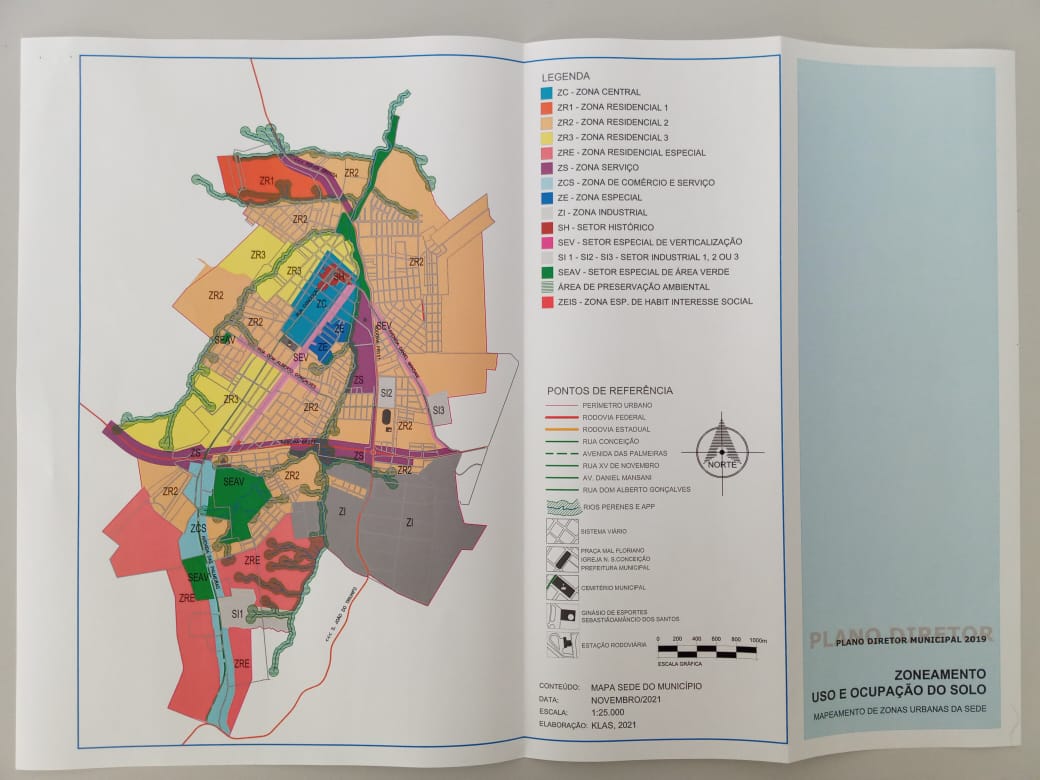 Câmara Municipal recebeu Projeto que altera o Uso e Ocupação do Solo do Município de Palmeira