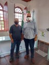 Deputado Federal Aroldo Martins visita a Câmara Municipal e é recepcionado pelo vereador Vaguinho