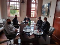 Deputado Hussein Bakri visita a Câmara Municipal