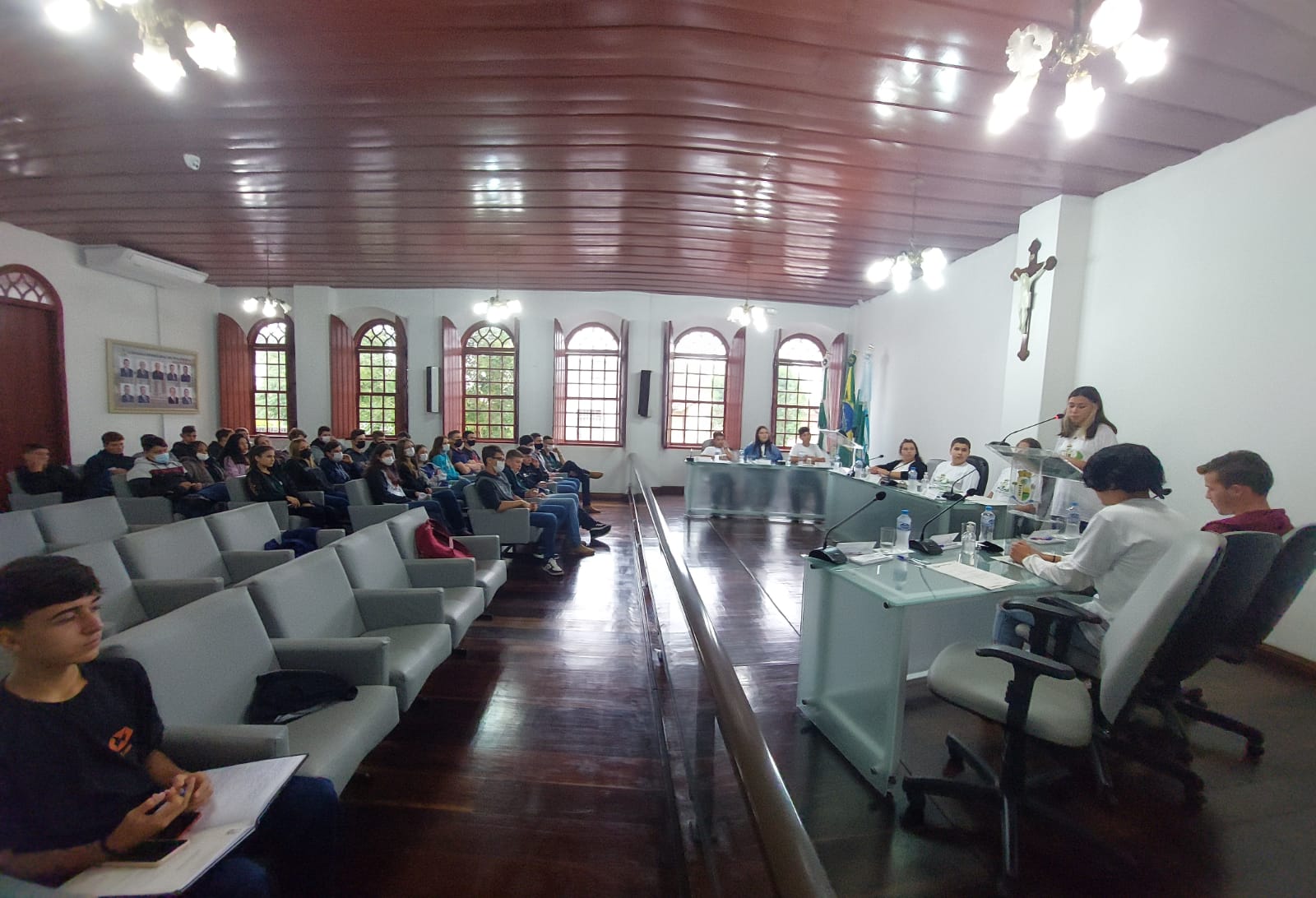 PARLAMENTO JOVEM REALIZA 1ª SESSÃO ORDINÁRIA de 2022