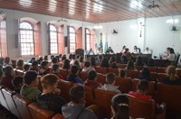 Parlamento Jovem realiza eleição da mesa diretiva e 1ª Sessão do segundo período legislativo de 2017