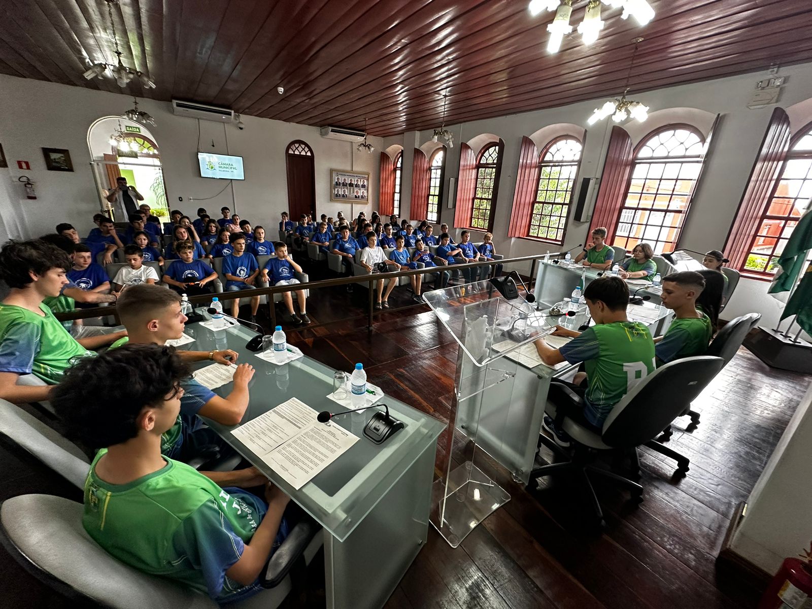 PARLAMENTO JOVEM REALIZOU A 1ª SESSÃO ORDINÁRIA DO 1º PERÍODO LEGISLATIVO