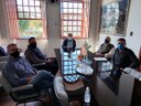 Presidente Egon Krambeck se reúne com integrantes do Observatório Social de Palmeira Presidente Egon Krambeck se reúne com integrantes do Observatório Social de Palmeira