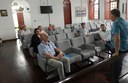 Vereadores se reúnem com representantes da Empresa F.T.G Comércio de Cereais, tendo como tema a reversão de imóvel público Vereadores se reúnem com representantes da Empresa F.T.G Comércio de Cereais, tendo como tema a reversão de imóvel público